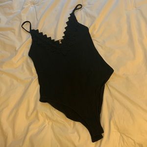 Free people black bodysuit
